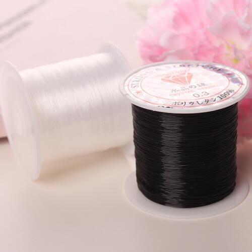 Non elastic fish line crystal line fish wire DIY hand woven wire string white black