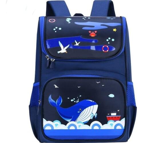 New Fashion Cartoon School Bags Backpack for Girls Boys Children Orthopedic Backpack Mochila Infantil Grade 1-5