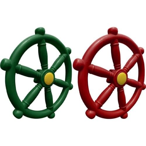 Pirate Ships Wheel Plastic Ship Steering Wheel Playground Ships Wheel For Amusement Park Outdoor Fun Entertainment Equipment