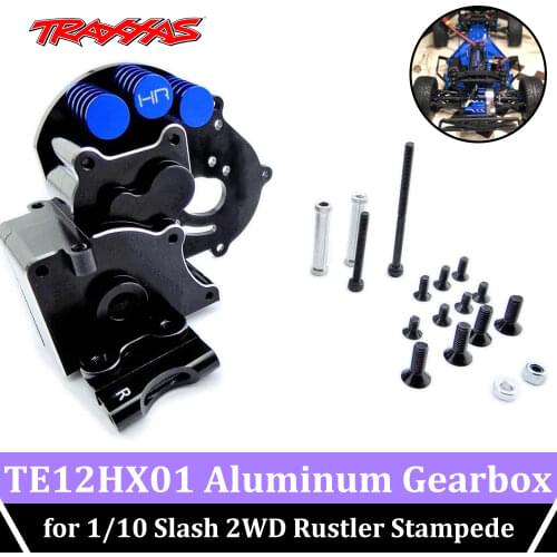 RC TE12HX01 Aluminium Gearbox Kit Upgrade Parts for 1/10 Slash 2WD Versions Rustler Stampede Traxxas Bandit Electric Hot Racing