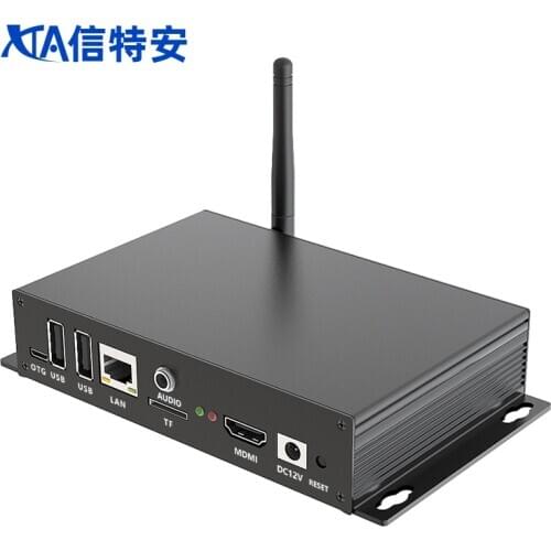 Advertising media digital signage Player box HD 3840*2160P Android 8-core 2G+16G smart Multimedia player tv Box