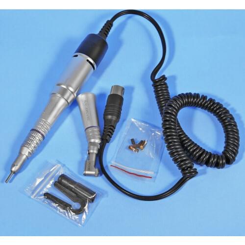 Dental Lab Marathon 35K rpm Electric Micro Motor Straight Nosecone Contra Angle Latch Type Handpiece Polishing Kit