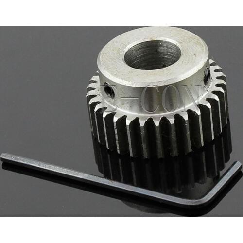 1pcs 1M30T 17mm Bore Hole 30 Teeth 30T Module 1 Motor Steel Gear Wheel Top Screw