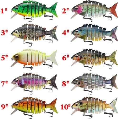 1pc Fishing Lure Jointed Hardbait Artificial Bait 10cm 22.2g Sinking Tackle Goods Lip Simulation High Quality YE0193