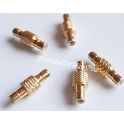 1Pcs SMB Male Plug To SMB Male Plug Straight RF Adapter Connector SMB Female