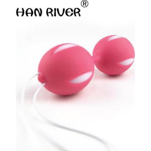 2 pieces hot sales Female Vaginal Shrink Training dumbbell smart ball Vaginal Clever Ball Vagina Tight Exercise Trainer Massage