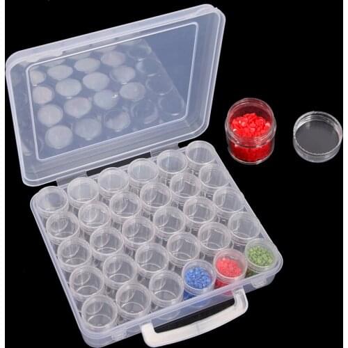 30slots Diamond Painitng Embroidery Storge Box Beads Stones Diamonds Container 5D Diamond Painting Accessories Moasic Case Tool