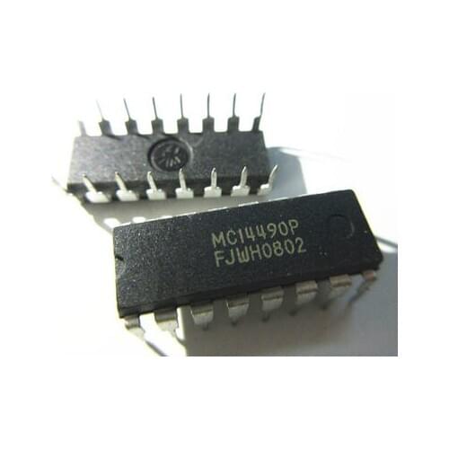 5pcs MC14490P DIP-16 MC14490 DIP16 MC14490PG DIP logic chip