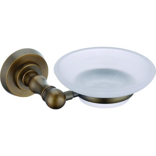 Free shipping Antique Bronze finish Modern Luxurious round Base design soap dish holder