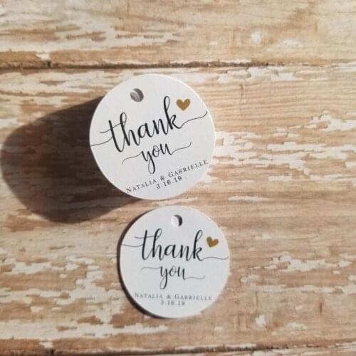 Custom Thank you favor tag, Personalised Wedding Tag, Favor, Bridal Shower, Baby Shower, round tag, Round Tag, DesignMini Tag