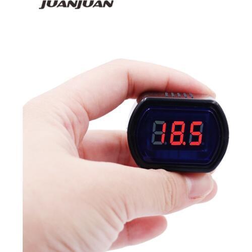 DC12V 24V led voltage indicator Digital Engine Battery Electric Volt Tester Monitor Meter Voltmeter for car 20%off