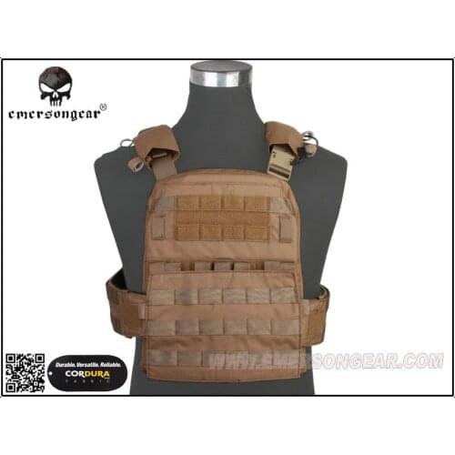 EMERSON CP Style Adaptive Vest Heavy Version Airsoft Combat Vest Coyote Brown EM7397