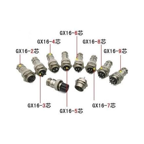 Connector GX16-9T DF16 9P 16MM Gold-plated Female and Male new and original