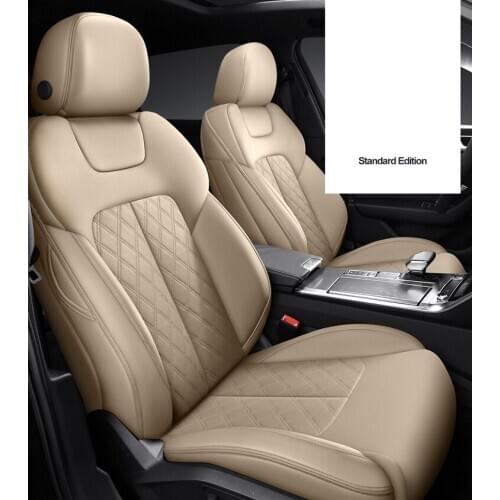 Custom Car Seat Cover leather full set for jeep cherokee commander compass patriot renegade wrangler car accessories sticker