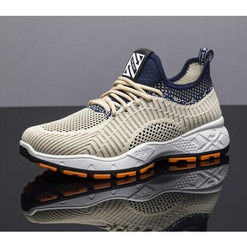 Men Air Mesh Casual Sneakers Light Breathable Sports Black Tennis Shoes Running Shoes for Man Trainer Male Fashion Trend 2021