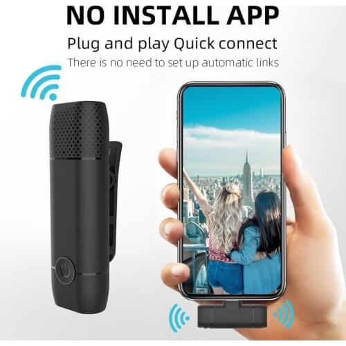 Smart Phone Microphone Live Radio Recording Lavalier Type For IOS or Type-C Portable Home Recording Microphone Mic USB