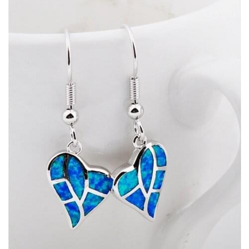 Fashion Dangle Earrings Sweet Heart-Shape Drop Earrings For Women Bohemian Statement Jewelry Girl Gift