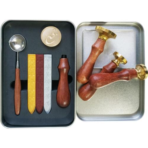 Personalized wedding stamp wax seal custom on stock designs