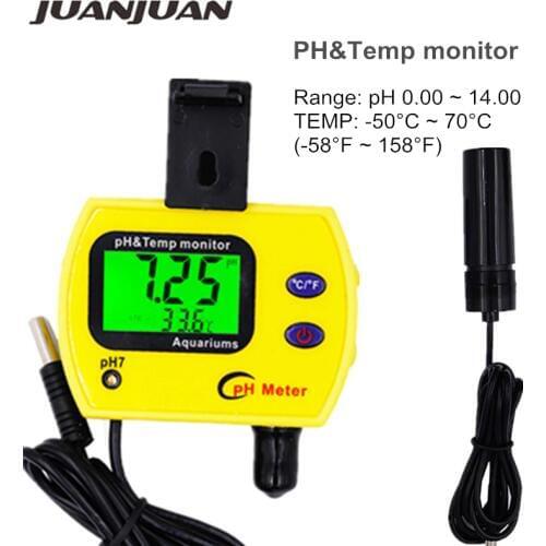 PH Meter Tester Water Quality Online monitor PH&Temp Meter pH-991 Acidimeter Analyzer for Aquarium Swimming pool 40%off