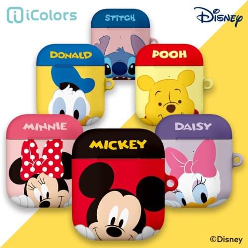 Disney certified Bluetooth-compatible headset protective shell airpods1/2/3 Donald Duck Daisy headset protective sleeve