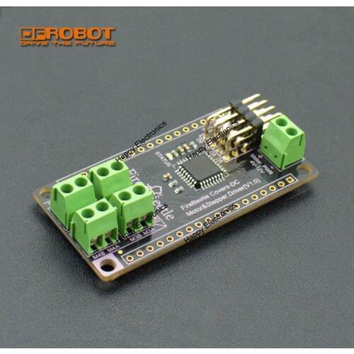 DFRobot FireBeetle Covers 4 channels DC Servo Motor and 2-phase 4-wire Stepper Driver Microcontrollers 3.3~5V STM8S105 for IoT