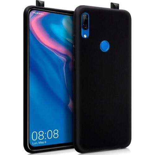 Silicone case Huawei P Smart Z (Black, soft, shockproof, dirt resistant)