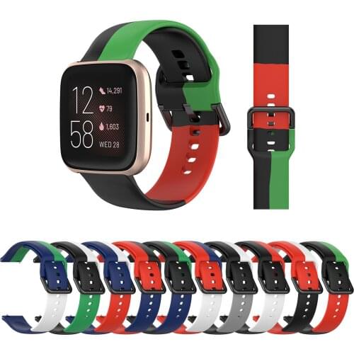 Silicone Sport Watch Band Strap For Fitbit Vers/ Versa2/Versa lite 23mm
