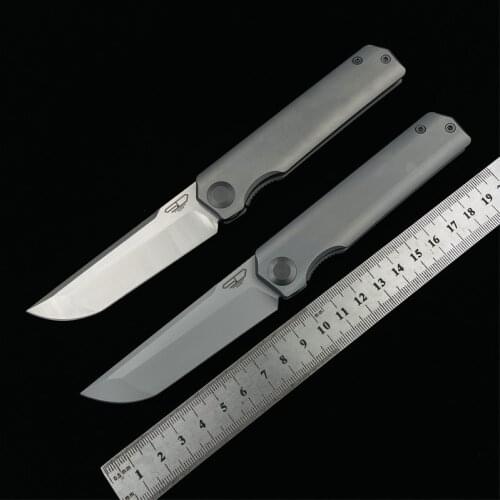 STEDEMON FRIDA Folding Knife whole Titanium Alloy handle M390 steel defensive outdoor camping survival EDC tools