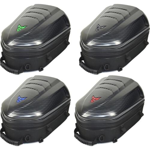 Large Capacity Motorcycle Seat Bag Waterproof Motorcycle Rear Seat Bag Extendable Backpack Motorcycle Bag Free Rain Cover