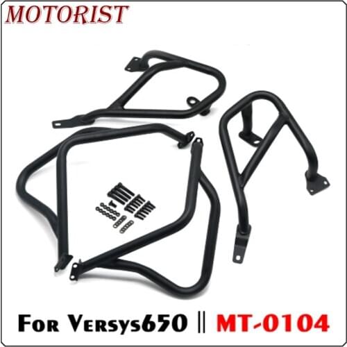 MOTORIST Motorcycle Engine Bumper Guard Crash Bars Protector Steel For KAWASAKI Versys 650 KLE650 Versys650 2015 2016 2017 2018
