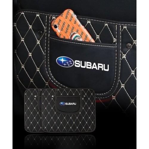 1pcs Car Seat Back Leather Anti-Kick Pad Anti-Dirty Kick Mat For Subaru Impreza Forester Outback STI Levorg Tribeca Legacy Mprez