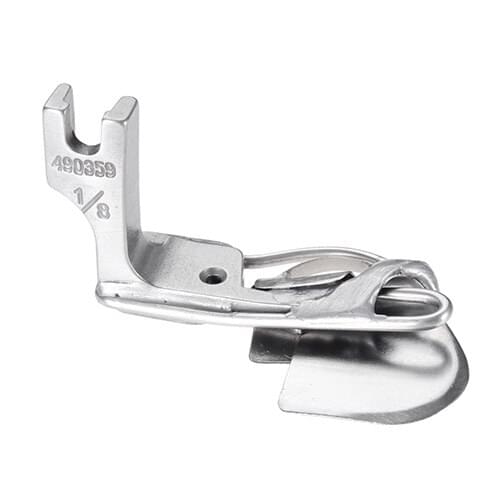 1pc Spring Type Hemmer Presser Foot for Industrial Single Needle Sewing Machines Steel High Quality