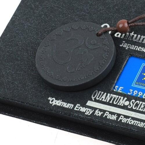 5pcs/lot Quantum Pendant EMF Protection Scalar Energy Necklace Energy Ions Healing Health Shungite Stone for Birthday Gift