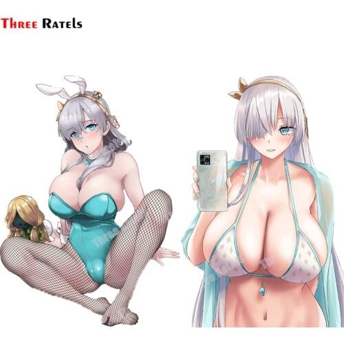 Three Ratels A903 Anime Cartoon Anastasia Fate Stickers For Peugeot 207 Car Decals Vinyl Material Auto Accessory