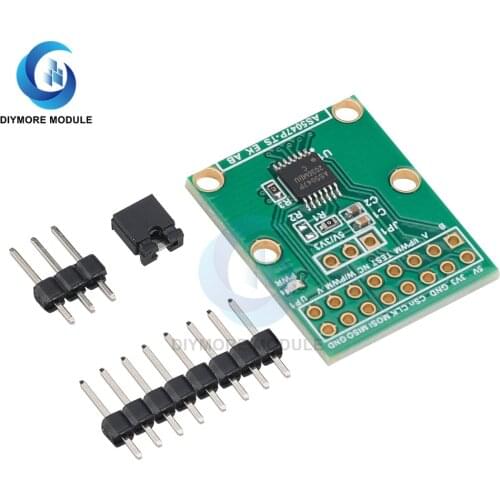 AS5047D/AS5047P Magnetic Encoder Adapter Board SPI ABI Port Pulse Width Modulation 3.3V 5V Mini Encoder for DIY Kit