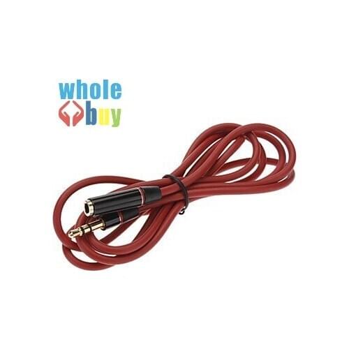 AUX earphone Extension elongate cable 3.5mm Male to Female Stereo Headphone Audio Extension Cable good quality 1.2M 200pcs/lot