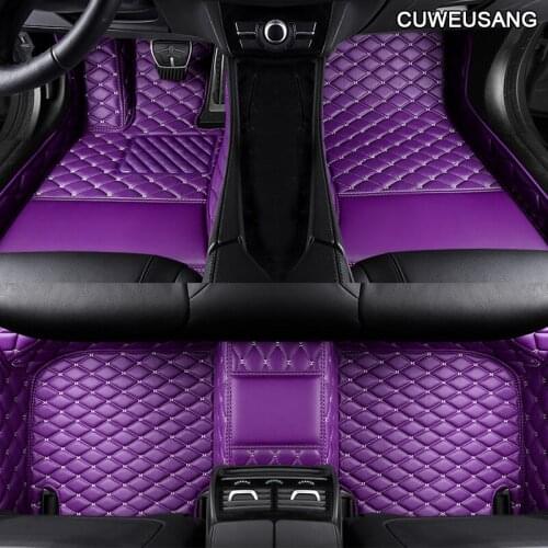 CUWEUSANG Custom Car floor Foot mat for nissan qashqai j10 x-trail t31 murano patrol y61 tiida teana waterproof auto accessories