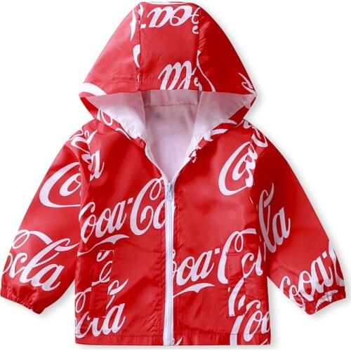 Baby Jacket Zipper Hoodie Spring Autumn For Girls Windbreaker Clothing Children Outerwear Kids Girl Thin Clothes Floral Coat