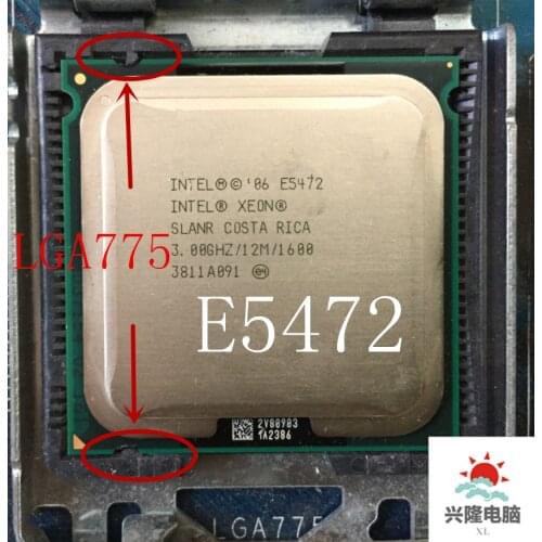 For lntel Xeon E5472 SLANR 3.0GHz/12M/1600Mhz/CPU equal to LGA775 Core 2 Quad Q9550 CPU,works on LGA775 mainboard