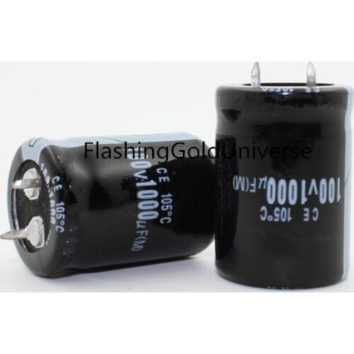 100V 1000UF 1000UF 100V Electrolytic Capacitors volume: 22*30MM 25*30MM best quality