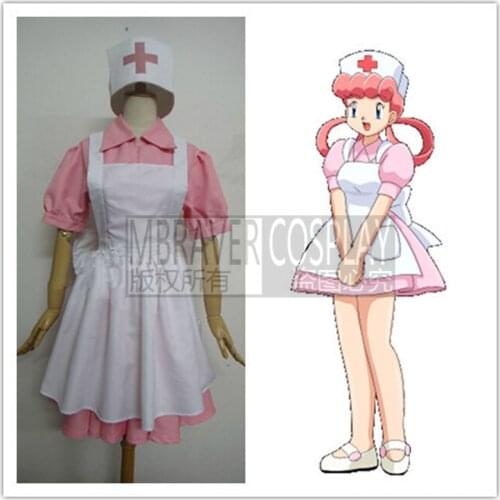 Hot Pocket Monsters Nurse Joy Cosplay Costume