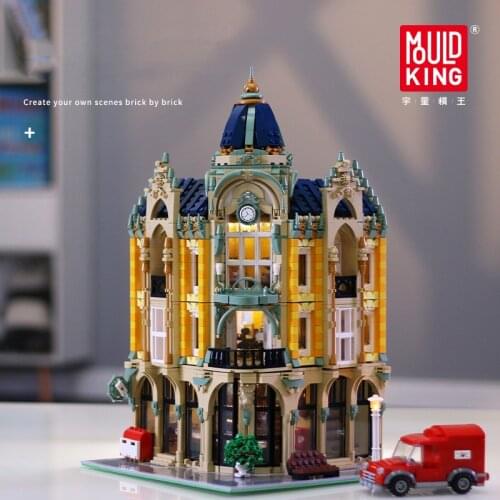 4030pcs+ Streetview Corner Building Blocks DIY Architecture Compatible City Post Office Bricks Kid Toys For Christmas Gift