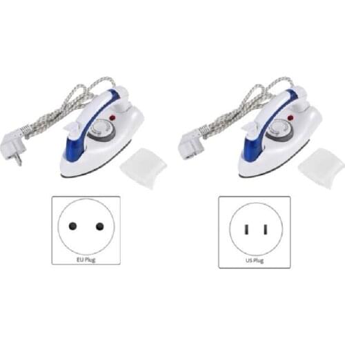 Mini Electric Folding Travel Glide Steam Iron 500W,Small Lightweight Clothes Compact Portable Handheld Ironing