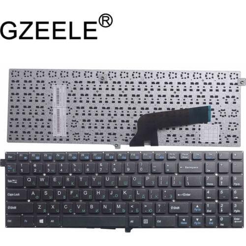 GZEELE NEW FOR Clevo W550AU W555AUQ W550EL W555EL W550SU W550SU1 W555SU1 W555SUW KEYBOARD NO Frame russian RU layout