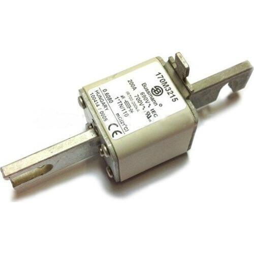 Fuses: 170M3192 125A 1250V / 170M3193 160A / 170M3194 200A 1250V ( 1*TN/110 ) aR