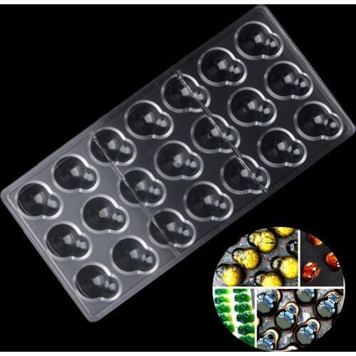 SHENHONG Gourd Chocolate Mold Polycarbonate Cucurbit Pear Chocolate Mould Candy Mold Baking Tools