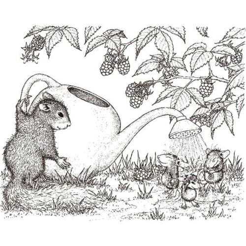 Mouse Transparent Clear Silicone Stamp/Seal for DIY scrapbooking/photo album Decorative clear stamp A0209