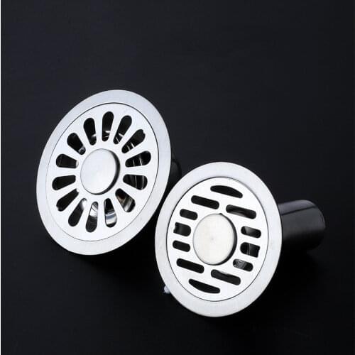 Stainless steel Floor Drains Anti-odor Drainer Bathtub Ground Leakage Shower Strainer Cover Kitchen Bathroom Hardware Fittings