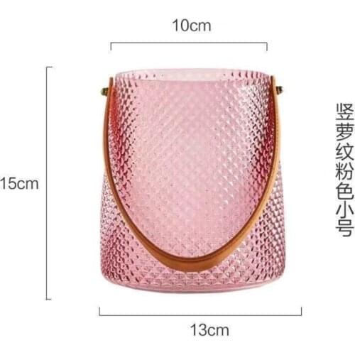 Vase Living Room Dried Flowers Nordic Ins Style Glass Transparent Dill Home Plastic Decoration Accessories Flower Vases For Home