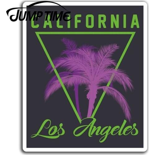 Jump Time Los Angeles California Vinyl Stickers LA Cool Sticker Luggage Car Funny Decal Trunk Window Car Covers